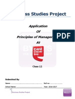 Project Work Principles of Management PDF