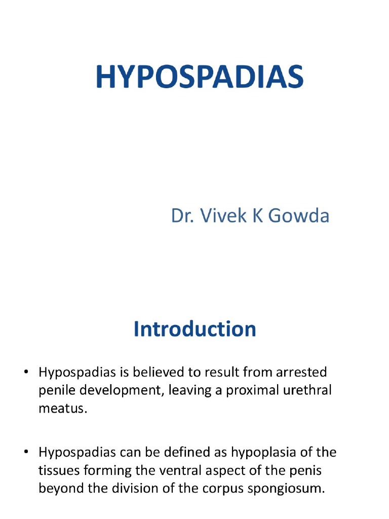 Hypospadias Pdf