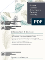 System Dynamic Archetypes in Capacity Planning (Final)