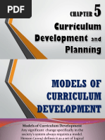 Chapter 5 Curriculum Development And Planning Curriculum Goal