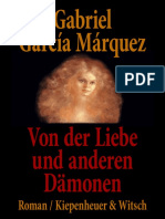 Marquez, Gabriel Garcia - Von Der Liebe Und Anderen Dämonen PDF