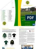 VUWAFC Programme 2015-1