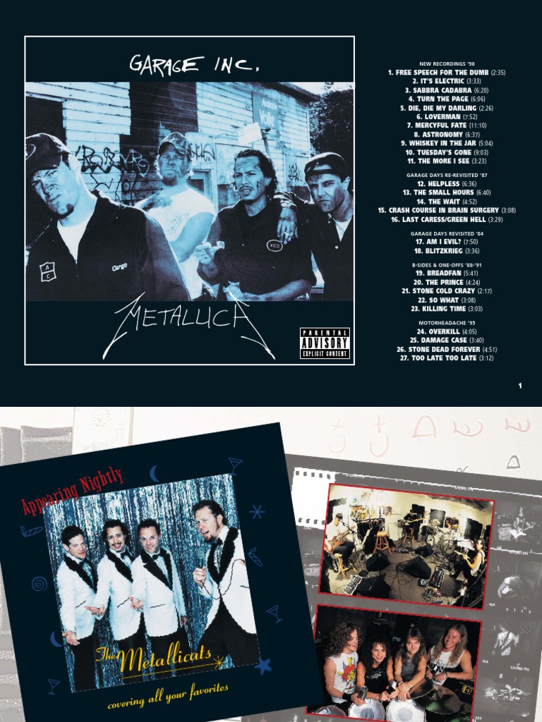 Digital Booklet - Garage, Inc PDF | PDF | Rock Music | Rock And