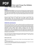 Download Pengertian Pola Asuh Orang Tua Definisi by inaya SN368155655 doc pdf