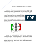 DC Motor: 3.2.1 Principles of Operation