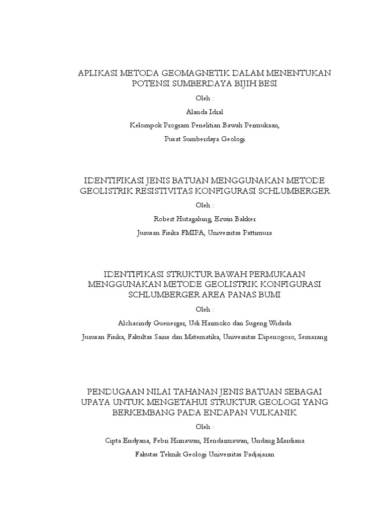 Contoh Judul Skripsi Dan Jurnal