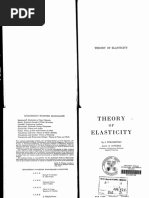 Theory of Elasticity - TIMOSHENKO PDF | PDF