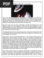 A Linha de Malandros Na Umbanda