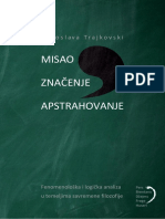 Misao Znacenje Apstrahovanje - Miroslava Trajkovski
