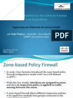 Cisco ZBPF Firewall Configuration