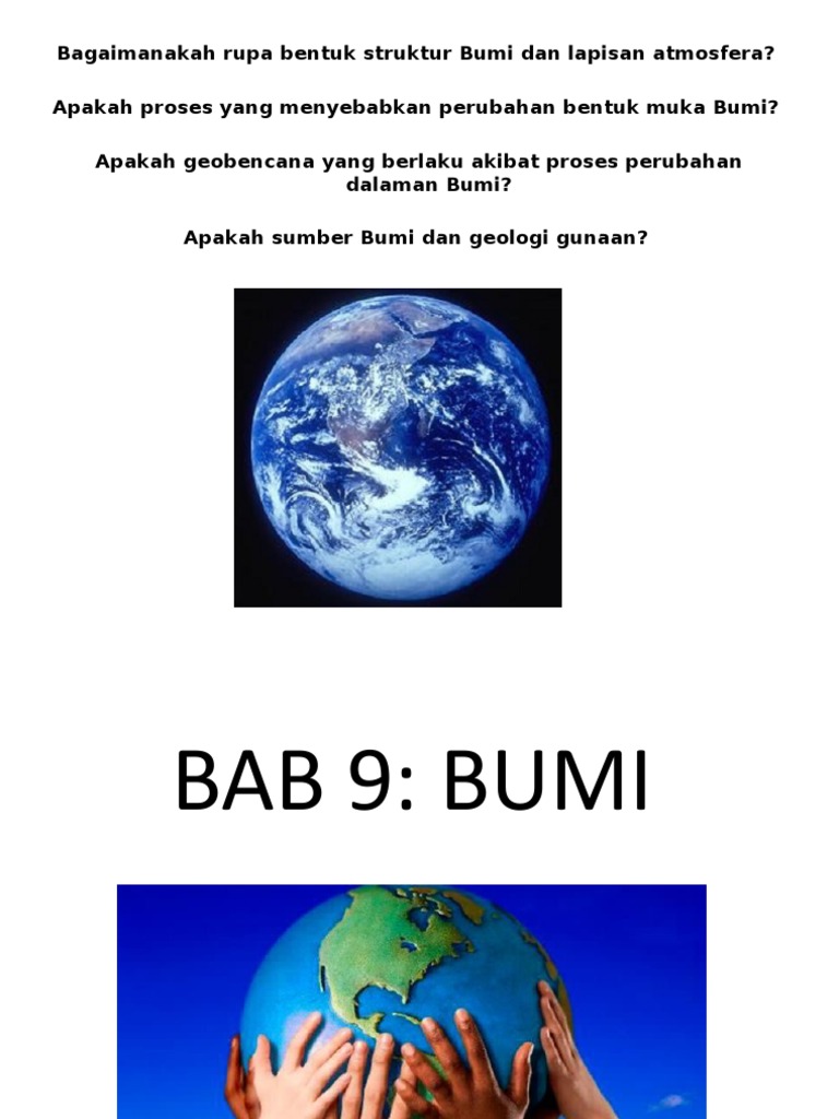 Bab 9 bumi tingkatan1 kssm