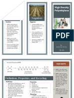 Positives Negatives: High Density Polyethylene