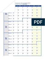 Plantilla Semanal 2018 Lunes