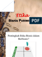 Etika Bisnis Pariwisata