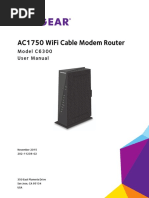 Ac1750 Wifi Cable Modem Router: Model C6300 User Manual