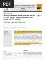 Hydrological Inferences From Watershed Analysis For Water Resource Management Using Remote Sensing and GIS Techniques