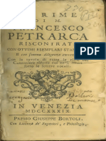 Le Rime Di Francesco Petrarca