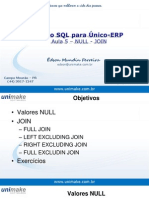 Curso SQL - Unico - Aula05 - Null - Join