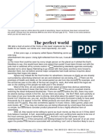 FCE - READING - The Perfect World
