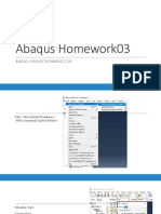 Abaqus Homework03: BAGAS ARYASETA/N66067216