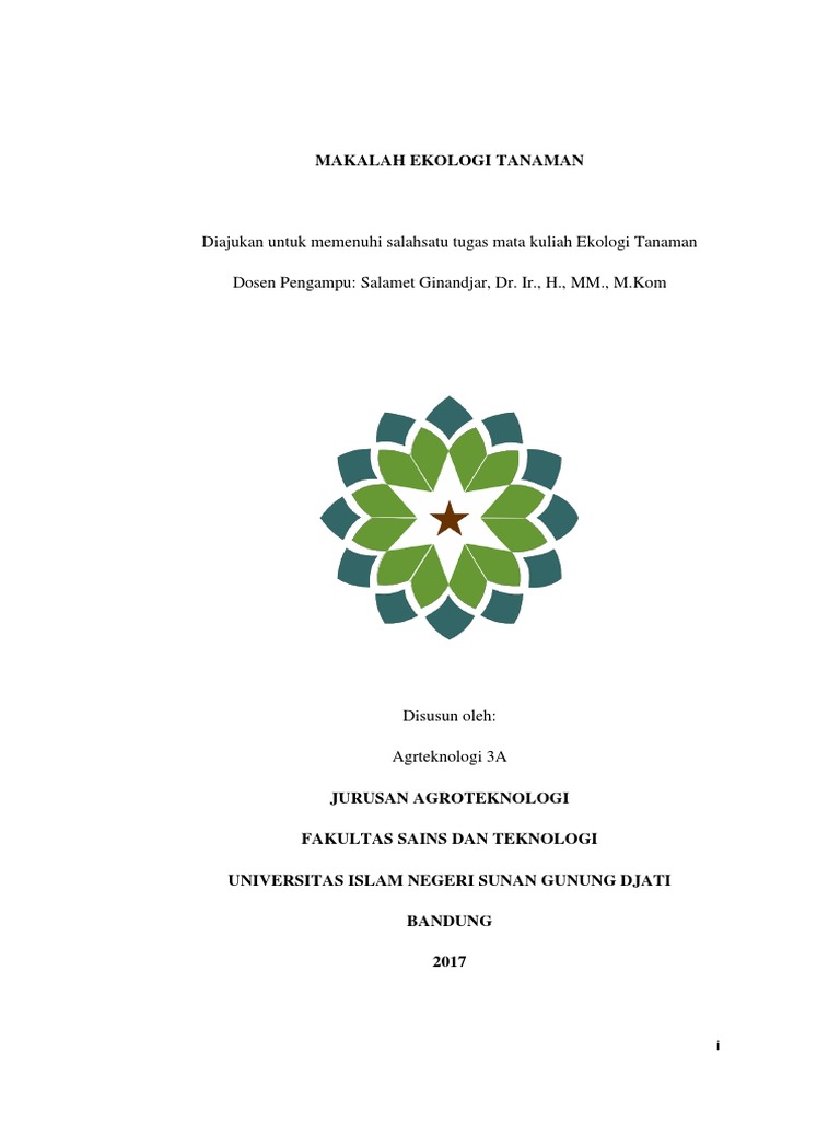 EKOLOGI GABUNGAN PASCA UTS1docx