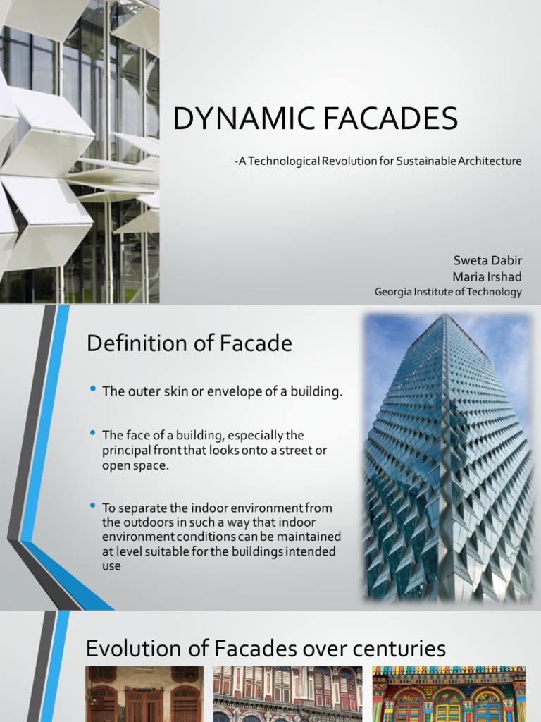 Dynamic Facades: - A Technological Revolution For Sustainable ...