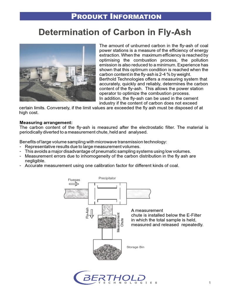 Carbon Content Measurement in Fly Ash | PDF | Fly Ash | Waves