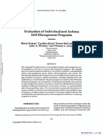 Evaluation of Individualized Asthma Self Management