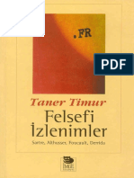 Taner Timur - Felsefi İzlenimler