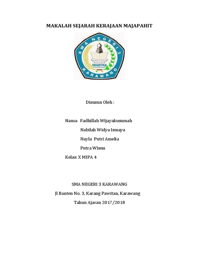 Makalah Kerajaan Majapahit