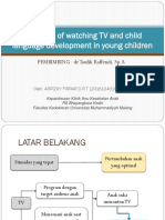 Duration of Watching TV and Child Language