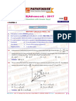 JEE (Advanced) : 2017: (Questions With Answer Keys)