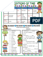 Prepositions of Time 10593