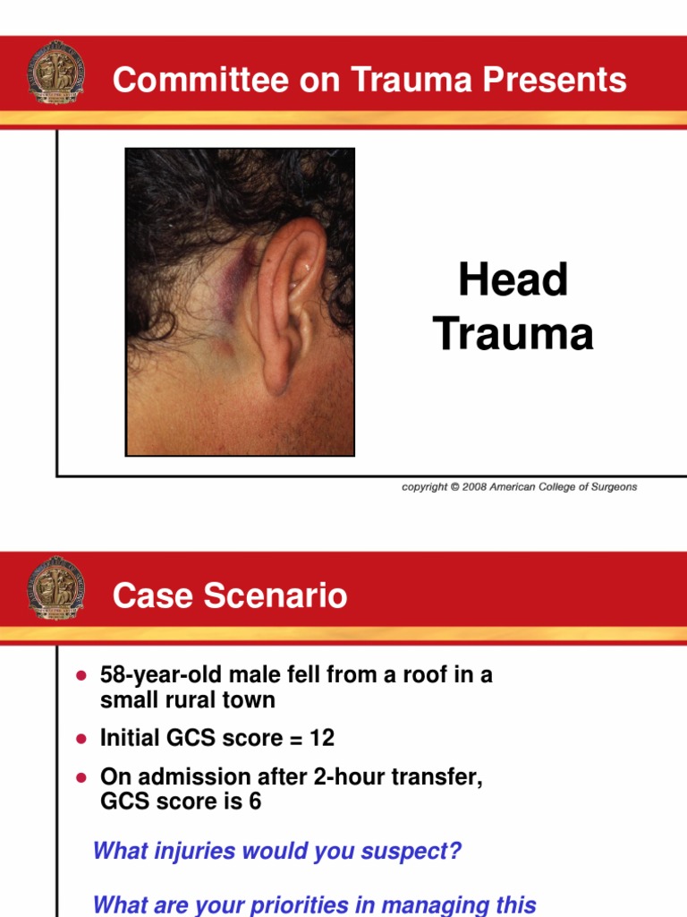 Head Trauma Assessment and Management Guide | PDF | Traumatic Brain ...