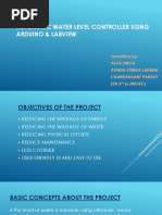 Automatic Water Level Controller Using Arduino & Labview