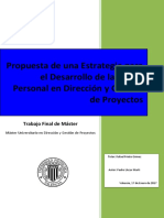Propuesta de Una Estrategia para El Desarrollo de La Marca Personal en Direccion y Gestion de Proyectos