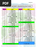 Jadual Minggu Persekolahan Kumpulan A