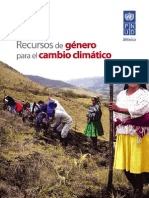 Guia - Recursos de Género para El Cambio Climático PNUD México