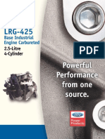 LRG-425 2.5-Litre 4-Cylinder Industrial Engine Specs