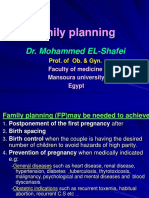 Family Planning: Dr. Mohammed EL-Shafei