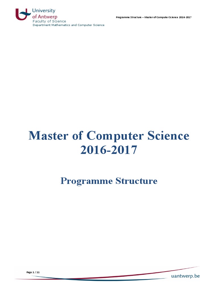 MCS ProgrStruct2016-2017 OC20150513 | PDF | Thesis | Academic Term