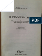 DUMONT-Louis-O-Individualismo - Vagner - o Valor Nos Mod PDF
