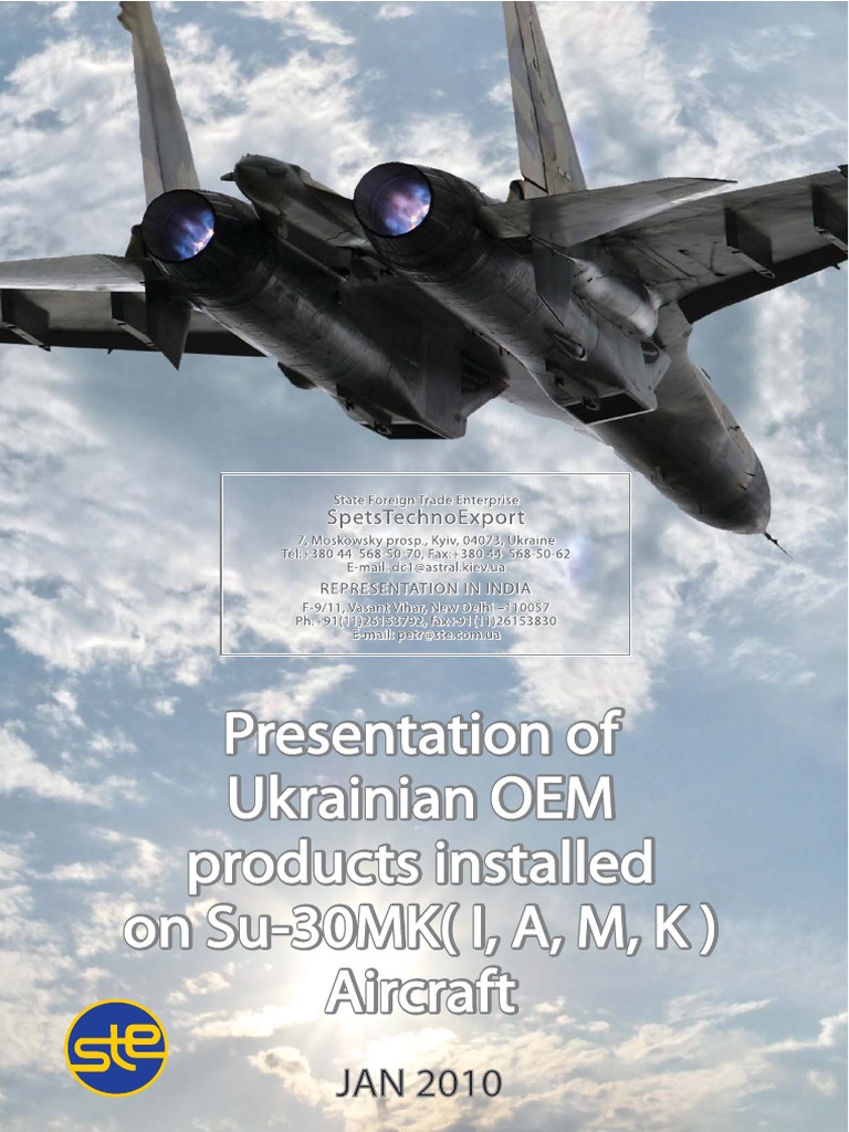 Sukhoi 30 | PDF