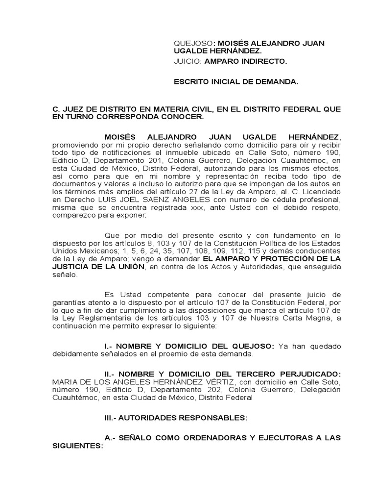 Amparo 2 | PDF | Caso de ley | Derecho Constitucional