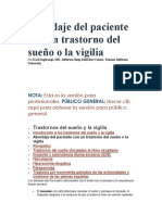 Abordaje Del Paciente Con Un Trastorno Del Sueño o La Vigilia