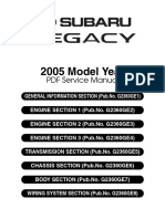 2005 Subaru Legacy 69162 PDF