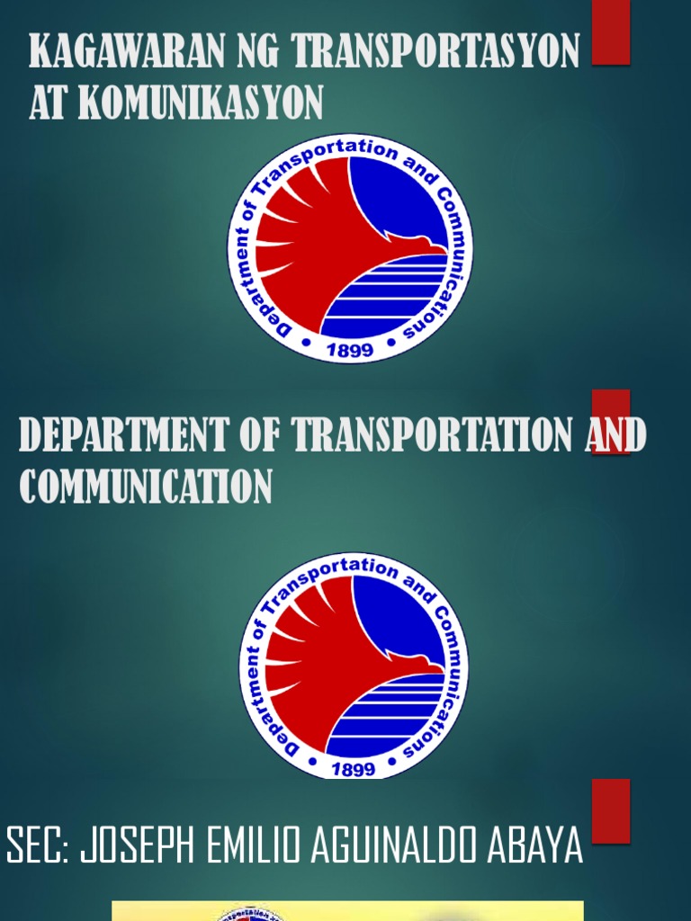 Kagawaran Ng Transportasyon at Komunikasyon