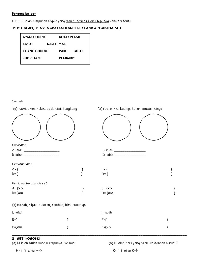 Pengenalan Set Pdf