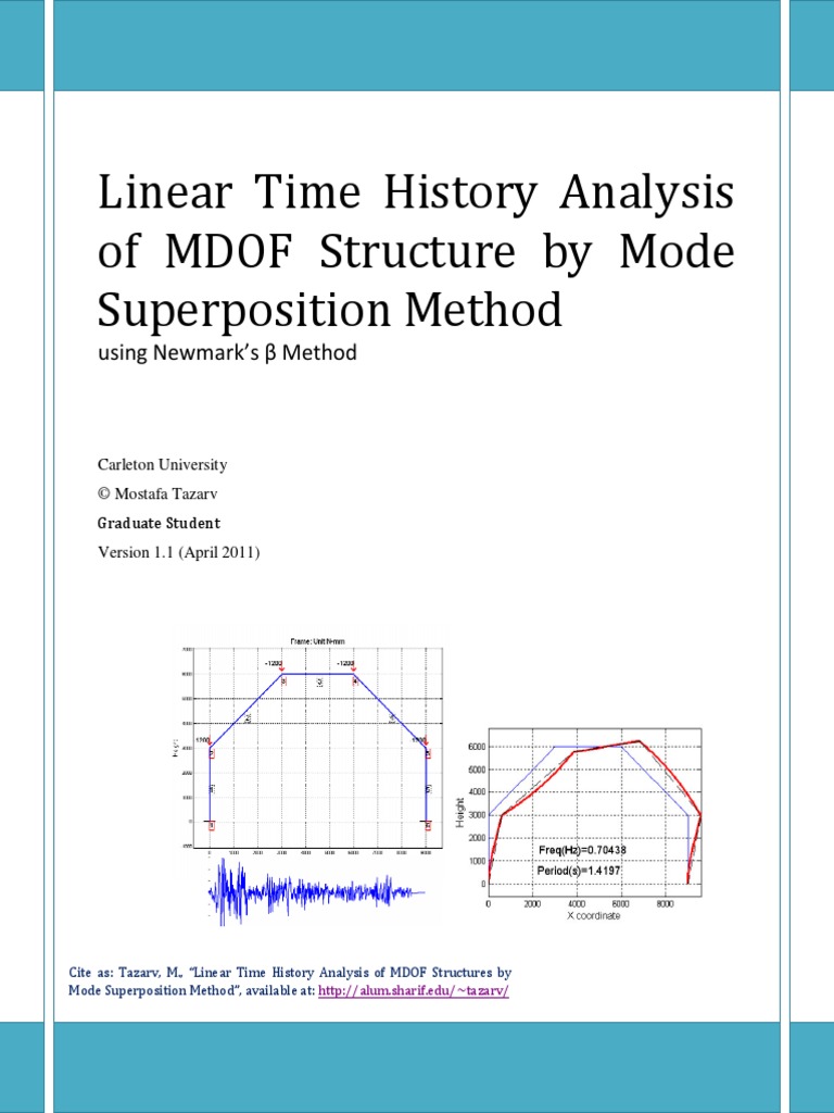 Linear Modal Time History Analysis V1.1 PDF | PDF