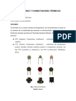 Termistores y Conmutadores Termicos